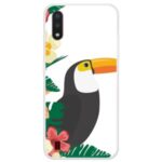 Pattern Printing Soft TPU Case Accessory for Samsung Galaxy A01 – Bird