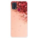 Pattern Printing Soft TPU Phone Cover for Samsung Galaxy M31 – Flower
