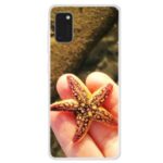 Clear Pattern Printing Soft TPU Back Case for Samsung Galaxy A41 (Global Version) – Starfish
