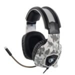 SADES SA818 3.5mm  Professional Stereo Wired Gaming Headset Camouflage Gaming Headphone – White