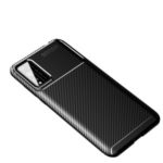 Carbon Fiber Anti-drop Soft TPU Case Accessory for Honor Play 4T Pro – Black