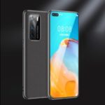 Slim PU Leather Skin PC + TPU Mobile Phone Casing for Huawei P40 – Black