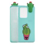 3D Doll Decor Soft TPU Phone Back Case for Huawei P40 – Cactus