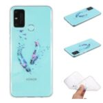 Pattern Printing Flexible TPU Case Accessory for Honor 9A – Feather and Bird