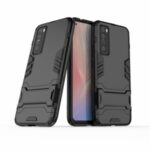 2 in 1 PC + TPU Kickstand Cell Phone Case for Huawei nova 7 5G – Black