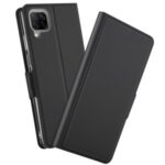 Business Style Card Holder Leather Phone Case Cover for Huawei P40 lite 4G/nova 6 SE/Nova 7i – Black