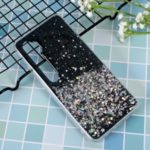 Glitter Sequins Inlaid Style TPU Shell Cover Casing for Xiaomi Mi CC9 Pro – Black