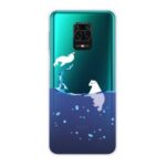 Pattern Printing IMD TPU Clear Phone Cover for Xiaomi Redmi Note 9 Pro Max/Note 9 Pro/Note 9S – Polar Bear