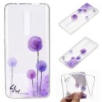 Pattern Printing TPU Phone Case for Xiaomi Redmi K30 / Poco X2 – Purple Flower