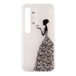 Pattern Printing Soft TPU Case Accessory for Xiaomi Mi 10 – Butterfly Girl