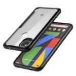 Drop-proof Combo TPU + PC Hard Mobile Phone Cover for Google Pixel 4a – Black