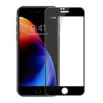 PDGD 3D Curved Full Size Tempered Glass Screen Film 0.3mm for iPhone SE (2nd Generation) – Black