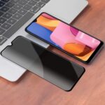 Anti-peep Silk Print Full Screen Tempered Glass Protector for Samsung Galaxy A31