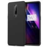 LENUO Twill Texture TPU Phone Cover Case for OnePlus 8 – Black