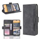 Multiple Card Slots Magnetic PU Leather Shell for Nokia 5.3 – Black