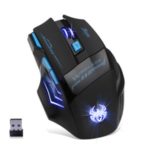 ZELOTES LED Lights Optical Computer Mouse 2.4G Wireless Gaming Mouse
