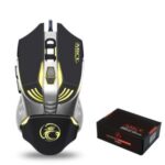 IMICE V5 Gaming Mouse USB Wired Mouse 7 Buttons 3200DPI Computer Mouse Gamer Mice – Black