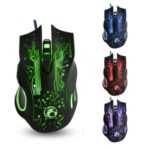 IMICE X9 Wired Optical Gaming Mouse 4 Adjustable DPI Mice 6 Programmable Buttons Gaming Mice