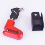 Anti-Theft Disc Brake Lock for Mini Xiaomi Mijia M365 Scooter Roller Skateboard – Red