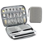 BAONA BN-D007 Digital Accessories Storage Bag for Data line USB Cable Hard Disk iPad etc. – Grey