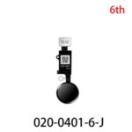 JC 6th Home Button Flex Cable Part for iPhone 7 / 7 Plus / 8 / 8 Plus – Black