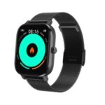 DT NO.1 DT35 Multi Dial Waterproof Heart Rate Health Monitoring Bluetooth Smart Watch – Steel Strap/Black