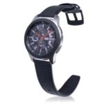 Carbon Fiber Texture PU Leather Smart Watch Band for Huawei Watch GT2e/GT2 46mm – Black