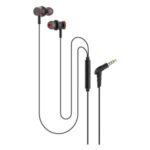 R11 3.5mm In-ear Wired Metal Earphone with Mic for Mobile Phones and Tablets – Black