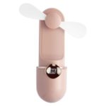 MOMAX Mini Portable Hand-held  Fan Desk Cooler Cooling USB Rechargeable Fan – Pink