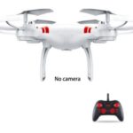 KY101 RC Helicopter Drone Remote Control Aircraft HD Camera Quadcopter – White/No Camera