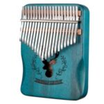 Kalimba 20 Keys Thumb Piano Mahogany Wood Musical Instrument – Blue
