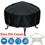 BBQ Cover 210D Waterproof Dustproof Cloth Outdoor Barbecue Stove Cover