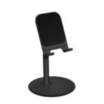 Aluminum Alloy Office Desktop Mobile Phone Bracket (Non-retractable) – Black