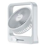 BASEUS 5400mAh Cube Shaking Fan EU Plug Cooler – White