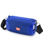T&G TG532 Portable Waterproof FM Multi-function Bluetooth Speaker with Shoulder Strap – Blue