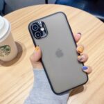 PC + TPU Hybrid Case with Metal Lens Cover for iPhone 11 6.1 inch – Dark Blue