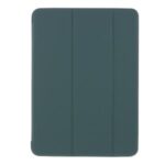 Tri-fold PU Leather + TPU Tablet Phone Shell for iPad Pro 11-inch (2020)/(2018) – Dark Green