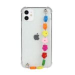 Chain Bracelet Style Soft TPU Phone Case for iPhone 11 6.1 inch – Colorful Flower