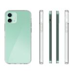 Clear TPU Anti-fingerprint Back Protection Cover for iPhone 12 Max 6.1 inch