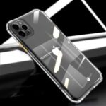 LEEU DESIGN Shockproof Transparent Hard Acrylic + TPU Phone Case for iPhone 11 Pro Max 6.5-inch – Gold