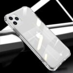 LEEU DESIGN Shockproof Transparent Hard Acrylic + TPU Phone Case for iPhone 11 Pro 5.8-inch – Black