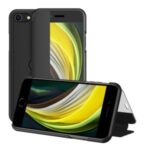 View Window Leather Shell for iPhone SE (2nd Generation)/8/7 4.7 inch – Black