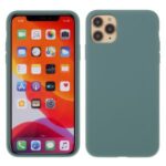 BX Ultra-thin Liquid Silicone Cover for iPhone 11 Pro Max 6.5 inch – Midnight Green