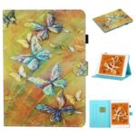 Pattern Printing Card Slots Stand Flip Leather Case for iPad Mini/Mini 2/Mini 3/Mini 4/Mini (2019) 7.9 inch – Butterfly