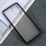 Magnetic Adsorption Metal Frame + Double-sided Tempered Glass Shell for Samsung Galaxy A91/Galaxy S10 Lite – Black