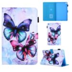 Pattern Printing Leather Card Holder Tablet Case for Samsung Galaxy Tab A 10.1 (2019) T510/T515 – Butterfly