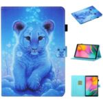 Pattern Printing Card Slots Flip Leather Case for Samsung Galaxy Tab A 10.1 (2019) SM-T510/T515 – Little Tiger