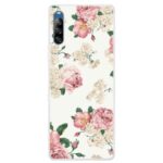 Protective Pattern Printing Soft TPU Phone Shell for Sony Xperia L4 – Flower