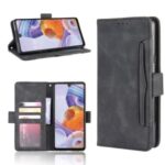 With Multiple Card Slots Leather Wallet Protector Cover for LG Stylo 6 – Black