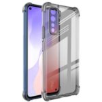 IMAK Silky Anti-drop TPU Cover + Screen Protector Film for Huawei P40 Lite 5G / nova 7 SE – Grey